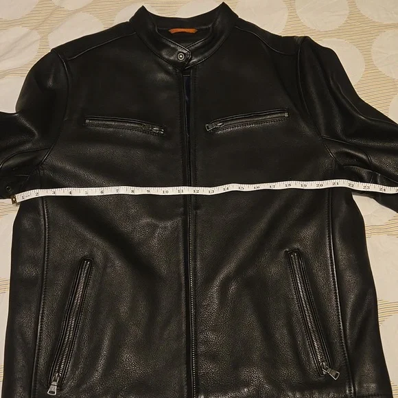 Dockers mens heavy leather jacket, 100% genuine leather, - Picture 7 of 7